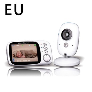 monitor de bebé digital inalámbrico 3.2 pulgadas pantalla lcd noche audio-llamada cámara (3)