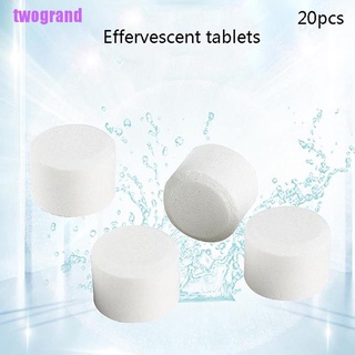 [twogrand] 20Pcs espuma desinfectante de manos instantáneo antibacteriano tabletas efervescentes lavado de manos