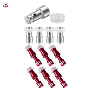 [COD] 21 pzs flotador y sellador Universal de vapor de vapor de olla a presión — 6 piezas rojo-blanco y 15 piezas Sier-White