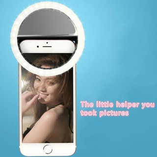 USB carga Selfie portátil Flash Led cámara iPhone Smartphone teléfono fotografía anillo de luz mejora