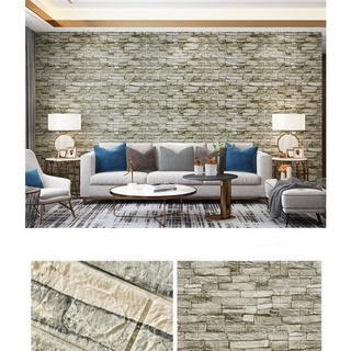 3d autoadhesivo panel pegatinas de pared impermeable azulejo de espuma sala de estar tv fondo de protección bebé papel pintado