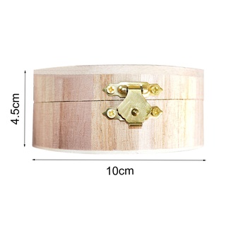 Sujianxia caja portátil DIY madera reloj anillo joyería titular para el hogar (5)