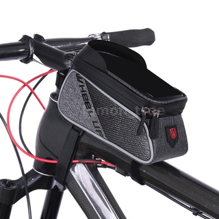 bolsa de manillar de bicicleta impermeable frontal bolsa de almacenamiento de bicicletas bolsa de montar teléfono móvil bolsas
