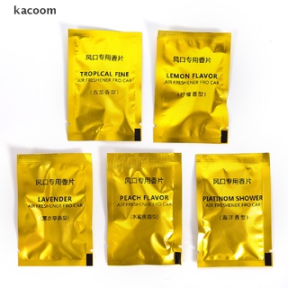 Kacoom 5x Smell Fresh Car Air Conditioning Vent Perfume Air Freshener Fragrance Scent CO
