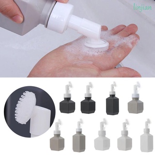 Linjian brocha para jabón cabezal De Bomba De cara/botella reusable para botella/botella De Espuma/esponja/espumador De Espuma