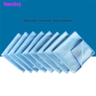 [ffwerbey] toalla de microfibra de vidrio de limpieza de coche toallas de tela de limpieza de ventana de pulido absorbente