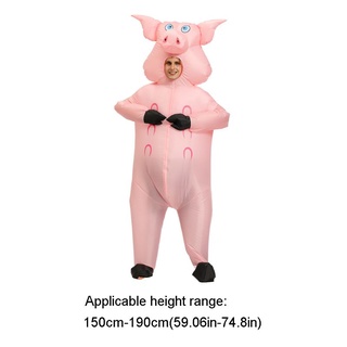 grow inflable cerdo disfraz de halloween cosplay disfraz de fantasía adulto divertido blow up traje (2)