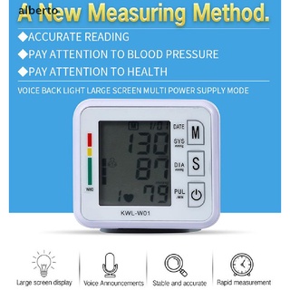[alberto] monitor de presión arterial digital automático para muñeca bp cuff machine home test device [alberto]