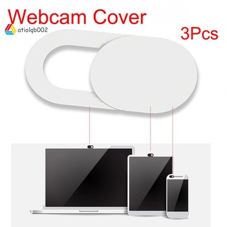 3pcs plástico cámara escudo pegatinas notebook pc tablet pc móvil anti-hacker protección peeping cubierta de privacidad blanco