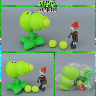 regalo vs juguetes regalos de cumpleaños plantas de acción zombies pvc peashooter para modelo de juguete niños figura cod