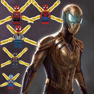 minifiguras de superhéroe spider man compatibles con lego buitre bloque de construcción juguetes educativos para niños regalo de cumpleaños