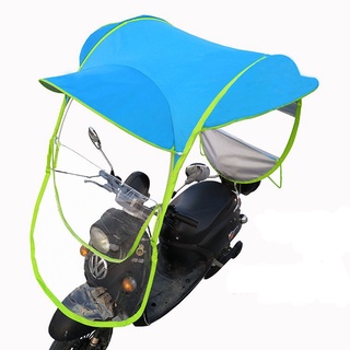 mobility scooter sun & rain cover universal motor de coche scooter azul paraguas