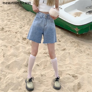 [newnorthcast] mujer verano nuevo cintura alta suelta pantalones rectos