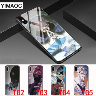 iPhone 12 Mini 11 Pro XR XS Max Caja De Vidrio Templado 34GUY Jujutsu Kaisen anime