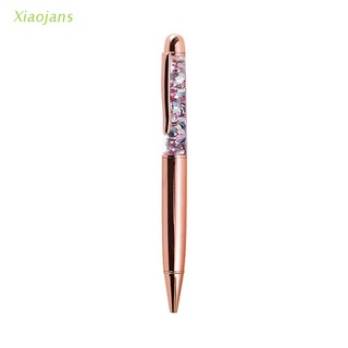 XJS bolígrafo de lujo de 1.0 mm de Metal con lentejuelas/bolígrafos de firma/tinta negra/escuela/oficina/papelería regalo