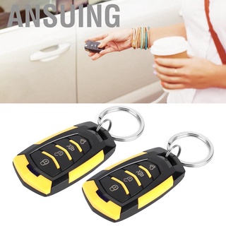 Ansuing Keyless Entry Kit Alarm System Locking With Door Lock for Car Accessories