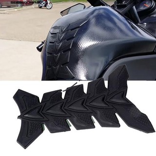 Ver motocicleta aceite tanque de Gas Protector almohadilla cubierta de goma de motocicleta (1)