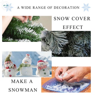 Instant Fake Snow Powder Expand 100 Time Artificial Snow Coagulant Add Water 50g 100g For Decarating (5)