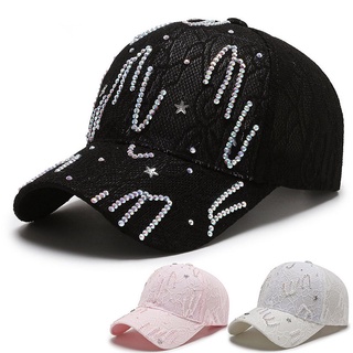 New Women's Baseball Cap Fashion Lace Peaked Cap Outdoor Leisure Travel Sun Hat