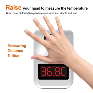 termómetro infrarrojo digital sin contacto frente fiebre alarma