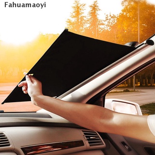 Fahuamaoyi - funda parasol para parabrisas de coche, retráctil automático, protección solar, esperanza de que pueda disfrutar de sus compras