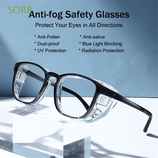 SORB UV400 Protección Anti-Niebla Gafas Protectoras De Luz Azul Bloqueo De Seguridad Hombres Y Mujeres A Prueba De Polvo De Los Ojos saliva Polen