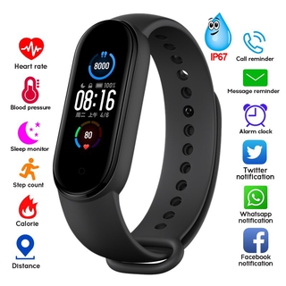 Reloj inteligente/Smartwatch M5 Bluetooth 4.2 con Monitor De presión Sanguínea