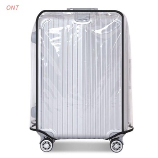 Funda de equipaje de ONT de PVC transparente para equipaje de transporte