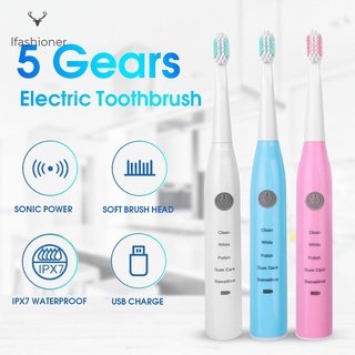 Cepillo de dientes eléctrico ultrasónico recargable usb