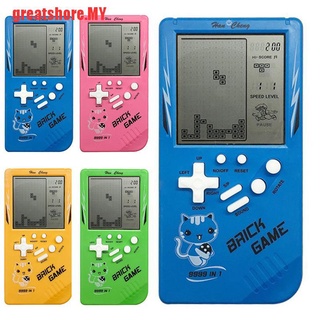 [Greatshore] consola de juegos portátil Tetris jugadores de juegos de mano Mini Electr