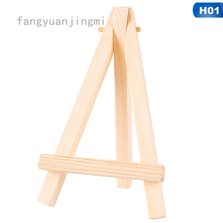 Fangyuanjingmi pantalla de madera mini caballete pequeño trípode de escritorio pequeño caballete nuevo marco de fotos caballete 15*8 marco triángulo soporte