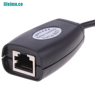 Adaptador Extensor USB UTP LEIMO A Través De Un Solo Cable RJ45 Ethernet CAT5E 6 Hasta (5)