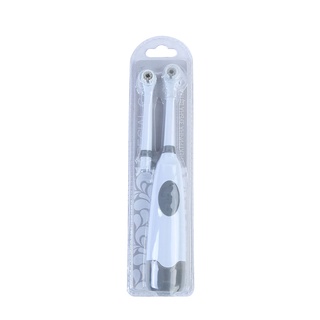 chicstyle cepillo eléctrico giratorio doble cabeza suave cepillo de dientes limpiador de dientes cuidado Oral (3)