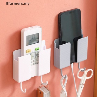 [iffarmers] Caja de almacenamiento montada en la pared para mando a distancia, organizador de almacenamiento de teléfono