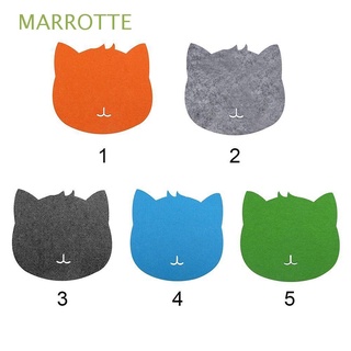 MARROTTE Alfombrillas Diseño Gato En Forma De Para Ordenador Ratón Alfombrilla Universal Lindo Óptico Moda Espesar Pad/Multicolor