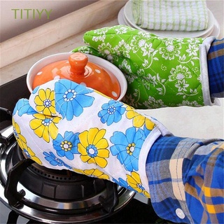 titiyy - guantes de aislamiento para horno, guantes de microondas, anti-quemaduras, utensilios de cocina, moda para el hogar, hornear engrosado