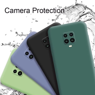 Redmi Note 9 9S 9 Pro 8 8 9 9A Silicona Líquida Caso De La Lente Cámara De Protección Del Teléfono Cubierta