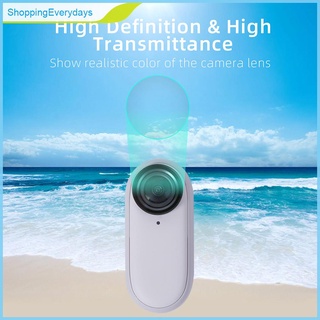 (ShoppingEverydays) 2 Kit de película protectora de lente de vidrio templado para cámara de acción Insta360 GO 2