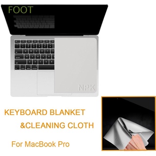 pie nueva película protectora portátil paño de limpieza teclado manta notebook palma microfibra a prueba de polvo limpiador de pantalla cubierta