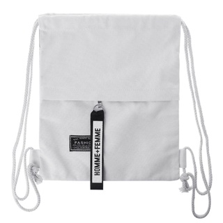 GOOD Canvas Storage School Gym Drawstring Bag Pack Rucksack Backpack Pouch (4)
