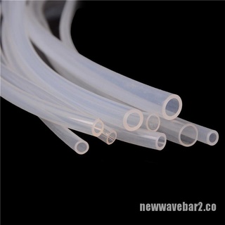 [new] 1M Food Grade Clear Translucent Silicone Tube Non-toxic Beer Milk Soft Rubber
