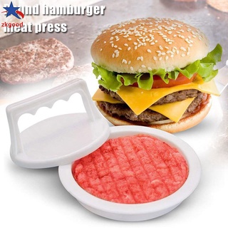 Hamburguesa prensa de grado alimenticio de plástico hamburguesa carne carne parrilla hamburguesa prensa Patty Maker herramienta forma redonda hamburguesa prensa