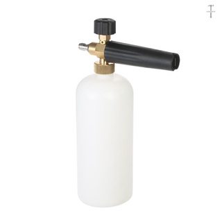 cañón de espuma ajustable de 1 litro de botella de espuma de nieve con conector rápido de 1/4" para arandela de presión (3)