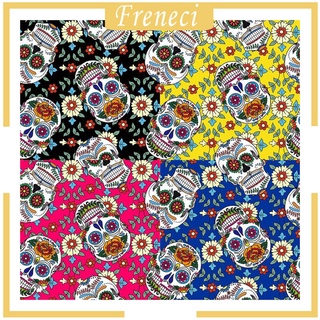 [FRENECI] Crnio floral impreso set de pantallas de algodón para tela tejido tejido diy costura tela de retazos que hace