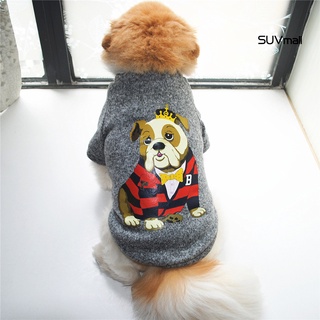 suv- invierno mascotas perros cachorro caliente chaqueta casual abrigo ropa suave disfraz ropa