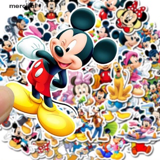misericordioso 50 pzs calcomanías para mouse de dibujos animados/calcomanías de pvc diy para celular/laptop/