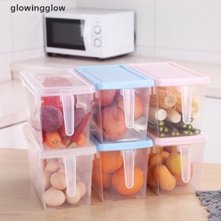 Glwg Kitchen Transparente Caja De Almacenamiento De Huevos Contenedor De Alimentos Refrigerador Resplandor
