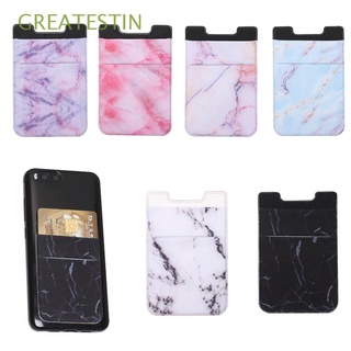 GREATESTIN Accessory Cellphone Pocket Universal Wallet Case Phone Card Holder New Lycra Elastic Fashion Adhesive Sticker/Multicolor