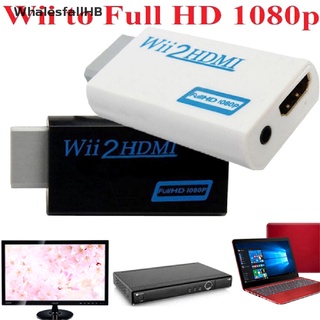 (whalesfallhb) Conector De Salida De Audio De 3,5 Mm Wii A HDMI Wii2HDMI Full HD 1080P Convertidor Adaptador En Venta