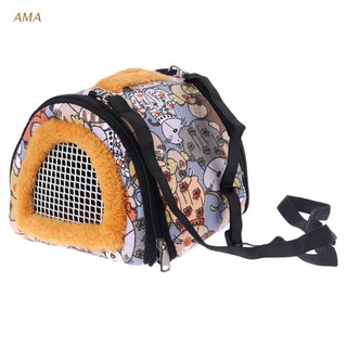 mochila portátil para hámster/mascota/perro de la india/bolsa de viaje para el aire libre